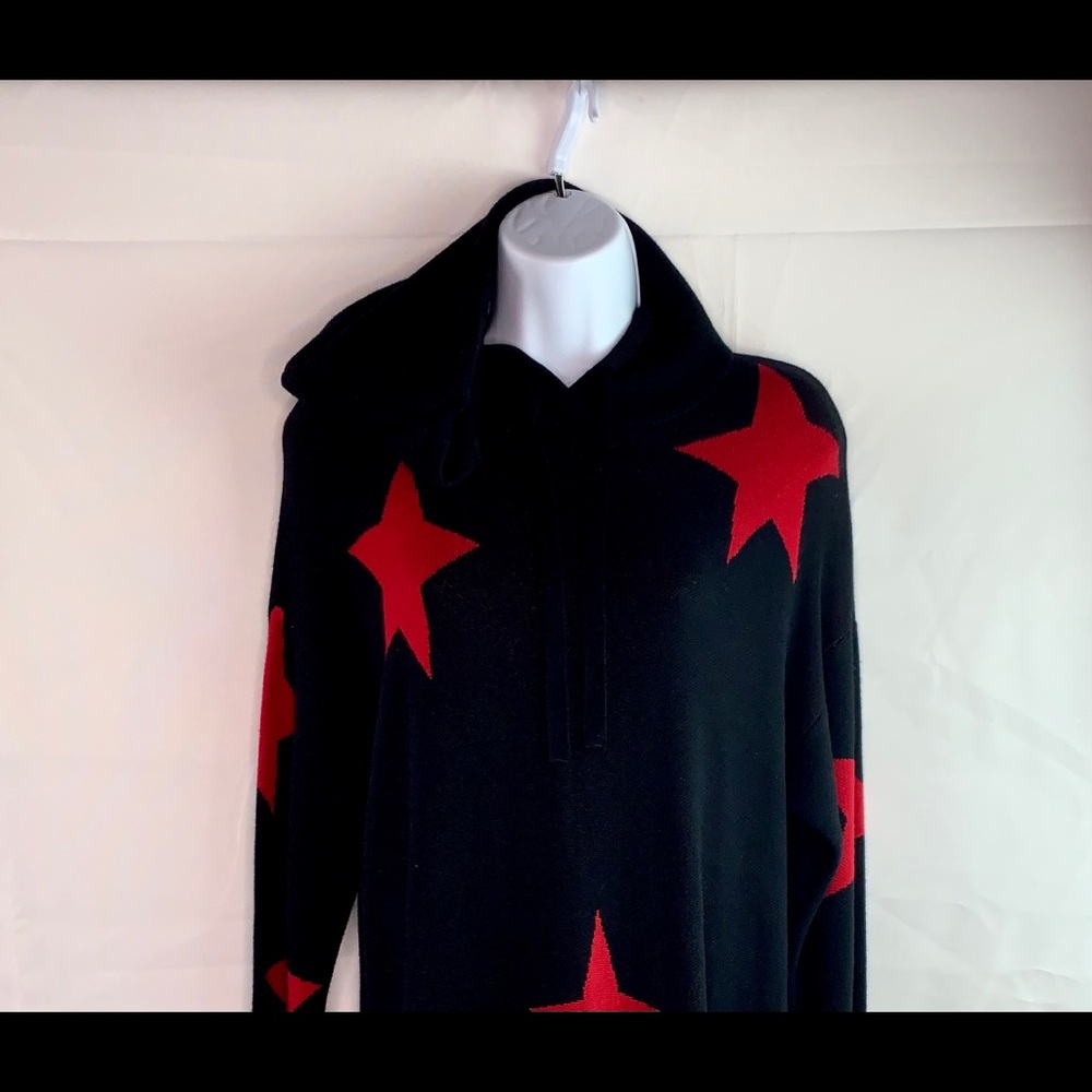 Hot Topic Black and Red Star Dress - Picture 3 of 9